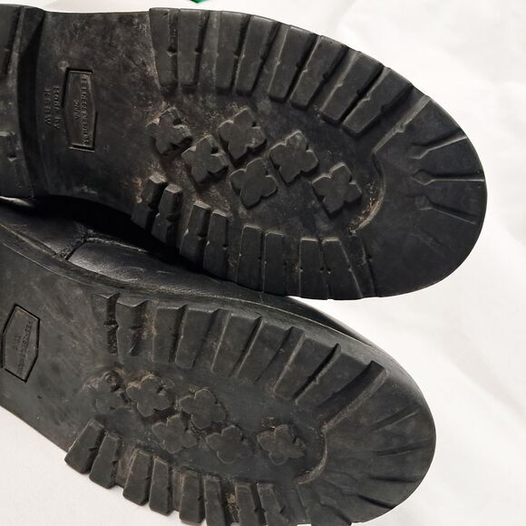 Heereseigentum Holzer Vintage Alpschuh Black Leather Military Boots 42/8  Y2k - Picture 10 of 14